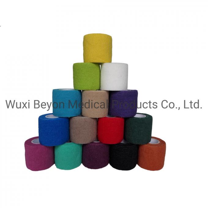 Medical Cohesive Compression Self-Adhering Flexible Protect Body Parts Bandage