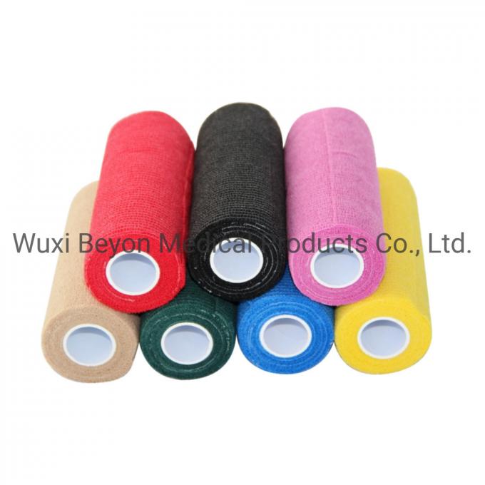 Medical Cohesive Compression Self-Adhering Flexible Protect Body Parts Bandage
