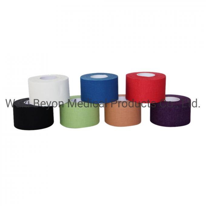 Colorful Wholesale Cotton Adhesive Athletic Sport Tape