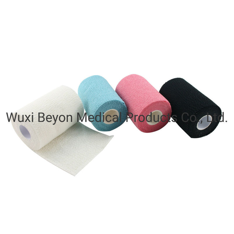 Cotton Self Adhesive Cohesive Bandage Elastic Wrap